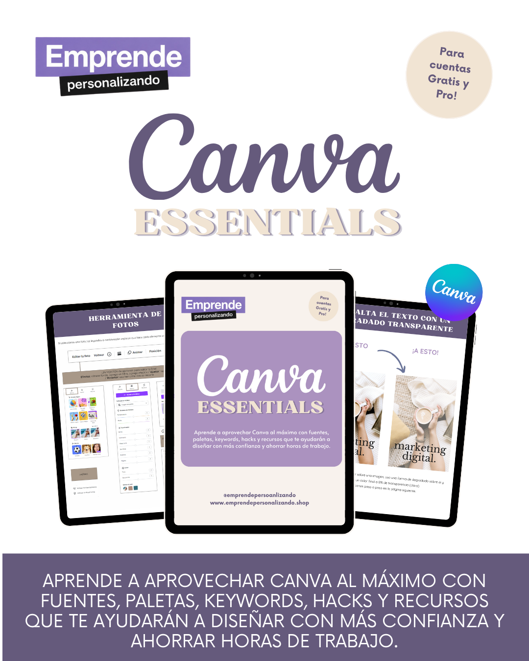 E-Book Domina Canva para elevar tus diseños